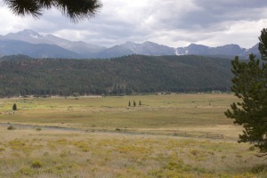 Lateral Moraine (forested ridge) in Rocky Mountain National  Park